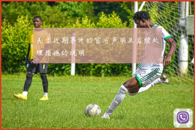 关于近期事件的官方声明及后续处理措施的说明